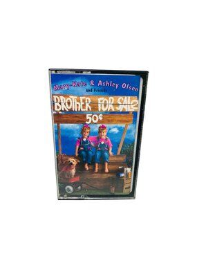 Mary-Kate & Ashley Olsen "Brother For Sale"  Vintage Rare Audio Cassette 1992